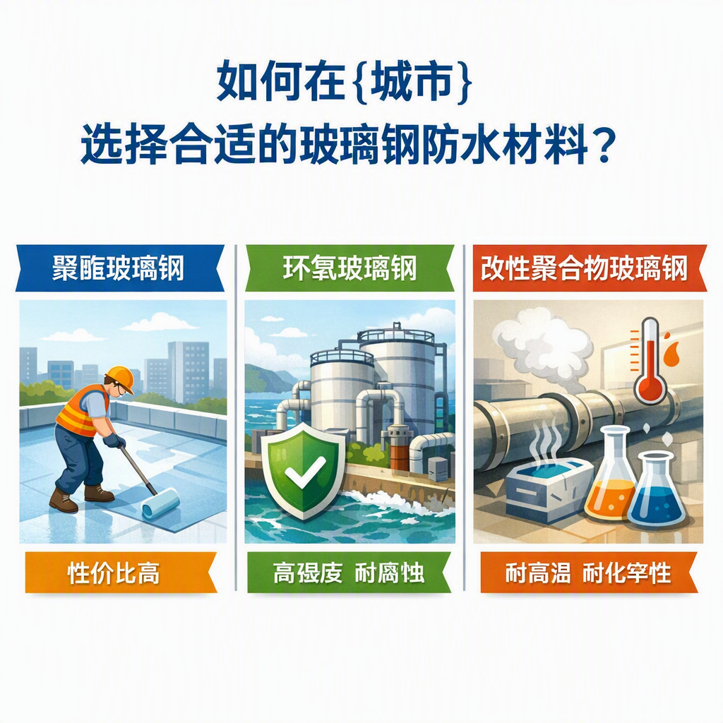 如何在湘潭选择合适的玻璃钢防水材料?